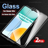 ​2Pieces Screen Protector Film For Honor X5c Plus 2025 Honar X 5 c X5c＋ Protective Glass 9H Tempered