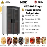 NBZ 80 Trays Dehydrator Machine Food Dehydrator Machine food dryer dehydrator dehydrated Mesin penge