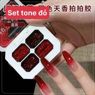 Set gel dặm ombre 4 màu siêu đặc trang trí sơn móng tay nail