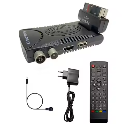M01K DVB-T2 Full HD Digital Terrestrial TV Decoder Set Top Box With H. 265 HEVC Decoding EPG EU Plug