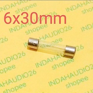 LARGE 15A 6x30mm glass fuse 250v mini fuse glass d6x30mm 6mm x 30mm 15 ampere