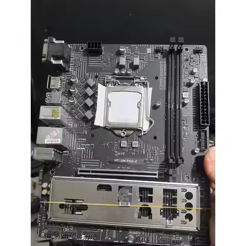 used for MSI H510M PRO-E Used Board With I/O Shield No M.2 Support 10-11th Gen CPU DDR4 Micro ATX