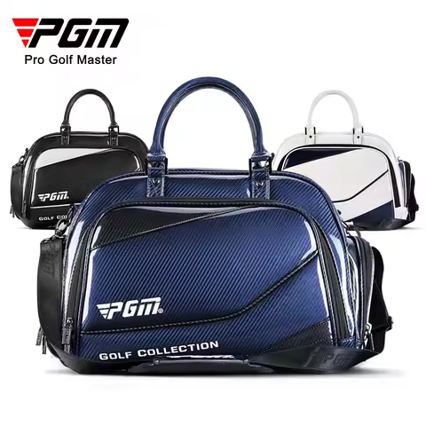 Pgm Golf Boston Bag Men's Golf Bag Waterproof Pu Carrier Boston Bag Trend Lightweight Men's Golf Bag