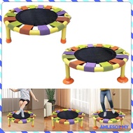 [AmlesoaeMY] Indoor Trampoline for Kids Foldable Sturdy Jumping Mat Portable 45cm Exercise Trampolin