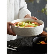 日式泡面碗家用大號湯碗酸菜魚湯盆創意拉面碗高級感陶瓷碗盆簡約