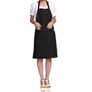 【Bestseller】 Kitchen Apron Adjustable Shoulder Strap Dual Large Pockets Waterproof Zipper Closure Mi