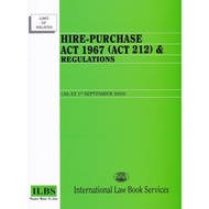 Hire-Purchase Act 1967 (Act 212) & Regulations [As At 1st September 2024)