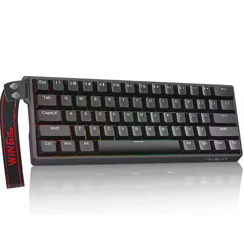 AULA WIN60 WIN68 HE Magnetic Wired Keyboards Esports Rapid Trigger 8K Return RGB Hotswap Mechanical