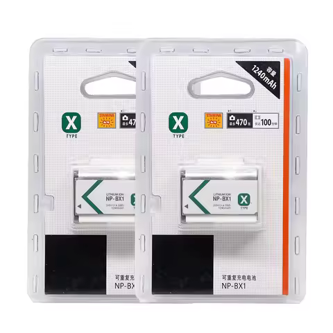Original NP-BX1 NPBX1 3.6V 12400mAh Battery For Sony RX100 M7 M6 M5 M4 M3 x3000r as500 WX350 WX300 F