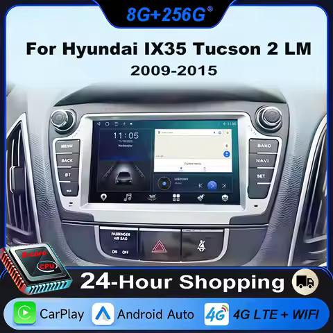 Android Car Radio For Hyundai IX35 Tucson 2 LM 2009-2015 Upgrade Carplay Auto Radio Multimedia Playe