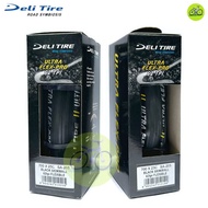 Combo of 2 folding bicycle tires Deli Tire ULTRA FLEX-PRO 700x23C 700x25c
