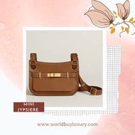 可簽卡可分期❣️Hermes Mini Jypsiere 金色金扣