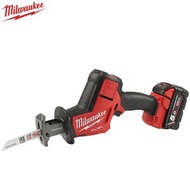 [特價]Milwaukee 18V鋰電無碳刷單手軍刀鋸M18FHZ-502X(雙電池5.0AH)