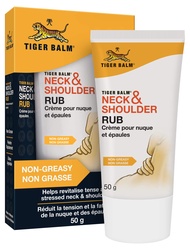 Tiger Balm Neck and Shoulder Rub - Soothing Cream for Use on The Neck and Shoulder Area, 50 g (Pack