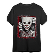 Clown Pennywise IT Shirt, IT Movie, Pennywise Shirt Fun men's short sleeve printed T-shirt