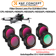 K&F DJI Mini-5 Pro Lens Filter CPL+ND4&PL+ND8&PL+ND16&PL+ND32&PL+ND64&PL (SKU.1676)