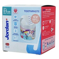 JORDAN Kids Step 1 0-5 Years Toothpaste Pump Refill Strawberry 188g