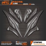 UV TRANSPARENT STRIPING MIO M3 125 IP28 YAMAHA M3/Z/S 125 CLEAR MATERIAL STICKER MIO 125 2014