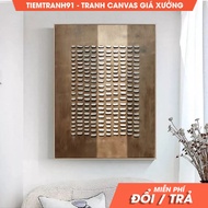 Wall painting, Brown Minimalist Painting Wabi Sabi Art Brown Wall Art 3D Texture Painting Brown Abst