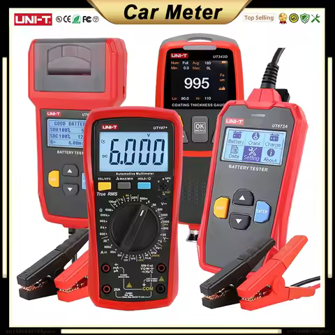 UNI-T UT105+ UT107 PLUS Automotive Multimeter UT673A UT675A Car Battery Tester UT343A UT343D Coating