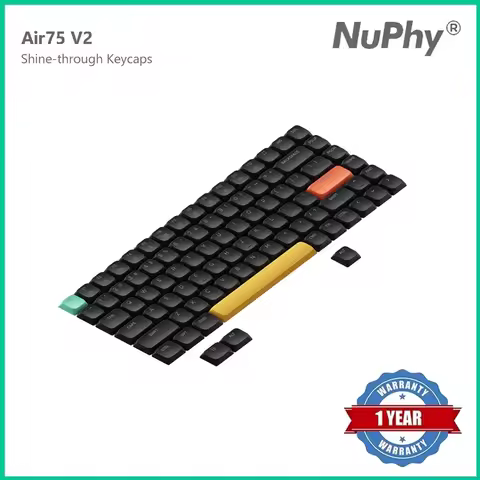 NuPhy Air75 V2 nSA Shine-through PC Keycaps