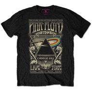 เสื้อยืดแขนสั้น ลาย Pink Floyd Carnegie Hall พลัสไซซ์ สําหรับผู้ชาย เหมาะเป็นของขวัญวันเกิด เสื้อยืดคอตตอนฤดูร้อน S-5XL