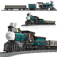 City Steam Train Brick Train Set