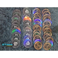 TAU GAMMA PHI TAU GAMMA SIGMA TRISKELION STICKER