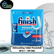 FINISH Dishwashing Tablet Powerball All-in-1/Fresh/Lemon