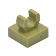 COOLPON|This Is LEGO Parts Olive Green Deformation Board 1x1 Open O Clip 15712 44842