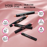 Qeila - MAKE OVER Color Stick Matte Crayon 2.6 g l Crayon Lip Matte by Make Over