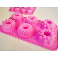 Flower Shaped Silicone Cake Mould Jelly Mould DIY Pudding Baking Mould Decorating Soap Mold