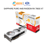 การ์ดจอ VGA SAPPHIRE PURE AMD RADEON RX 7800 XT GAMING OC 16GB GDDR6 ประกันศูนย์ Ascenti 3 ปี