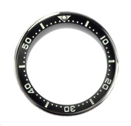 Gloss Silver Thorn Bezel Ceramic Insert for Seiko SKX007/9 SRPD Watch 120 Click Unidirectional