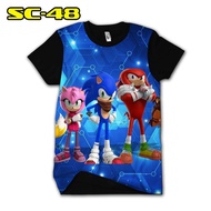 Sonic Amy Rose Knuckles 3D Print Kids Clothes