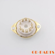 10Pin Ceramic Electron Vacuum Tube Socket For 6X9 6U9 6AF9 6AB9 Hifi Audio Tube Amplifier DIY Chassi
