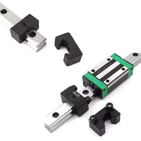 1pcs Black MGN9 MGN12 MGN15 HGR15 HGR20 EGH15 EGH20 Linear Guide Rail Limit Block Positioning Ring S