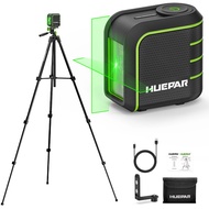 Huepar U011G 2 Lines Green Beam Self-Leveling Laser Level with Pulse Mode & 2200mAh Rechargeable Bat
