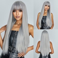 【Must-Have Gadgets】 Black Hair Long Straight Wigs For Women Natural Hair Synthetic Wigs Daily Cospla