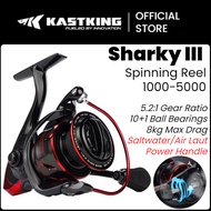 [OFFICIAL] KASTKING Sharky III Reel Pancing POWER HANDLE Spinning Fishing Reel, Air Laut & Air Tawar