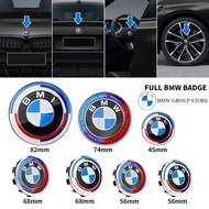 BMW GROUP 45/56/68/74/82MM 50th Anniversary Edition Front Rear Trunk Emblem For BMW M M3 M5 E39 E46 