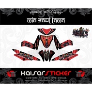 Old mio soul decal sticker, mio soul striping sticker, mio soul decal, mio soul akatsuki sticker