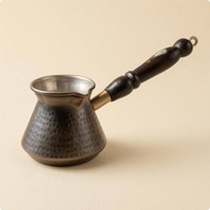 Copper Cezve Hammered Metal Artisanal Copper Coffee Pot Turkish Coffee Pot Long Handle Drinkware Han