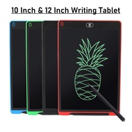 10 Inch / 12 Inch LCD Writing Tablet Digital Drawing Tablet Handwriting Pads Kids Tablet Memo Message Black Boogie Board