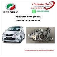 PERODUA VIVA (660cc) ENGINE OIL PUMP ASSY (PART NUMBER : 15100-BZ020)