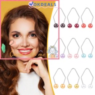 OKDEALS 1 Pair Dimple Maker for Cheeks, Pearl Alloy Dimple Trainer, Facial Beauty Tools Easy to Wear