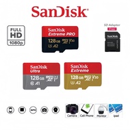 SanDisk 128GB Triple Pack: Extreme PRO + Extreme + Ultra MicroSDXC | U3/V30/A2 & A1 | Speeds 140-200