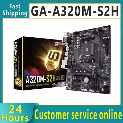 GA-A320M-S2H desktop board 32GB AM4 DDR4 Micro ATX computer board Brand new original
