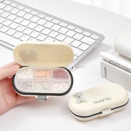 Own Design Cream Style Portable Pill Box Medicine Packing Box High-value Mini Pills Medicine Sealed Pill Box