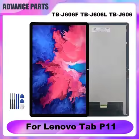 11 inch LCD Display For Lenovo Tab P11 TB-J606 J606F TB-J606L/N J606 J616 LCD Touch Screen Digitizer